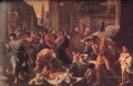 The Plague of Ashdod classical painter Nicolas Poussin